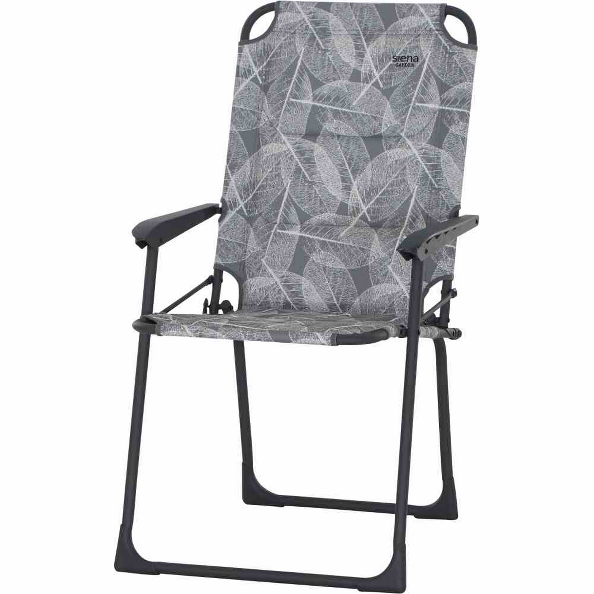Campingstuhl 'Natura' grau 73 x 55 x 99 cm