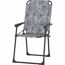 Campingstuhl 'Natura' klappbar Aluminium grau 57,5 x 100 x 45 cm