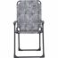 Campingstuhl 'Natura' klappbar Aluminium grau 57,5 x 100 x 45 cm