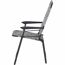 Campingstuhl 'Natura' klappbar Aluminium grau 57,5 x 100 x 45 cm