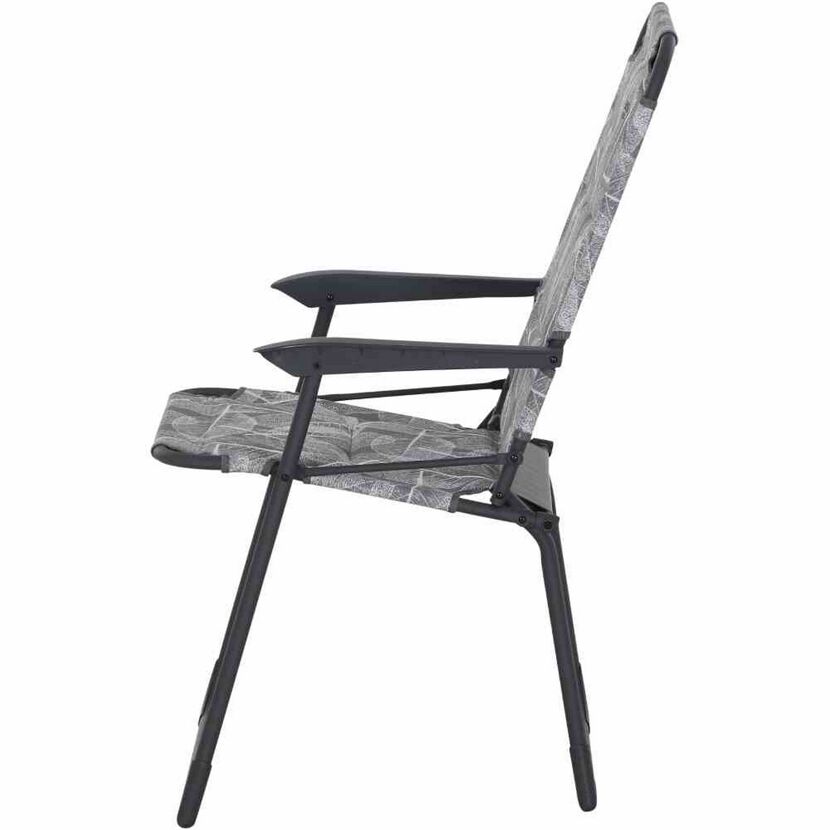 Campingstuhl 'Natura' klappbar Aluminium grau 57,5 x 100 x 45 cm