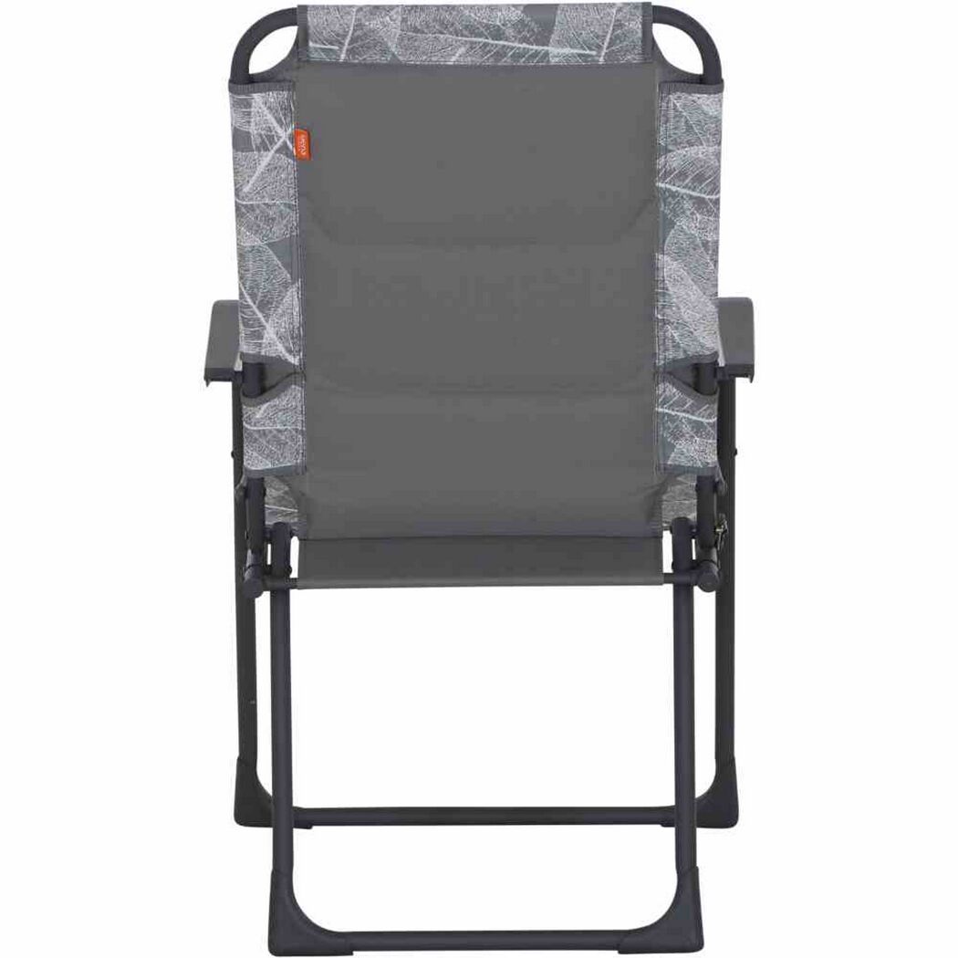 Campingstuhl 'Natura' klappbar Aluminium grau 57,5 x 100 x 45 cm