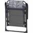 Campingstuhl 'Natura' klappbar Aluminium grau 57,5 x 100 x 45 cm