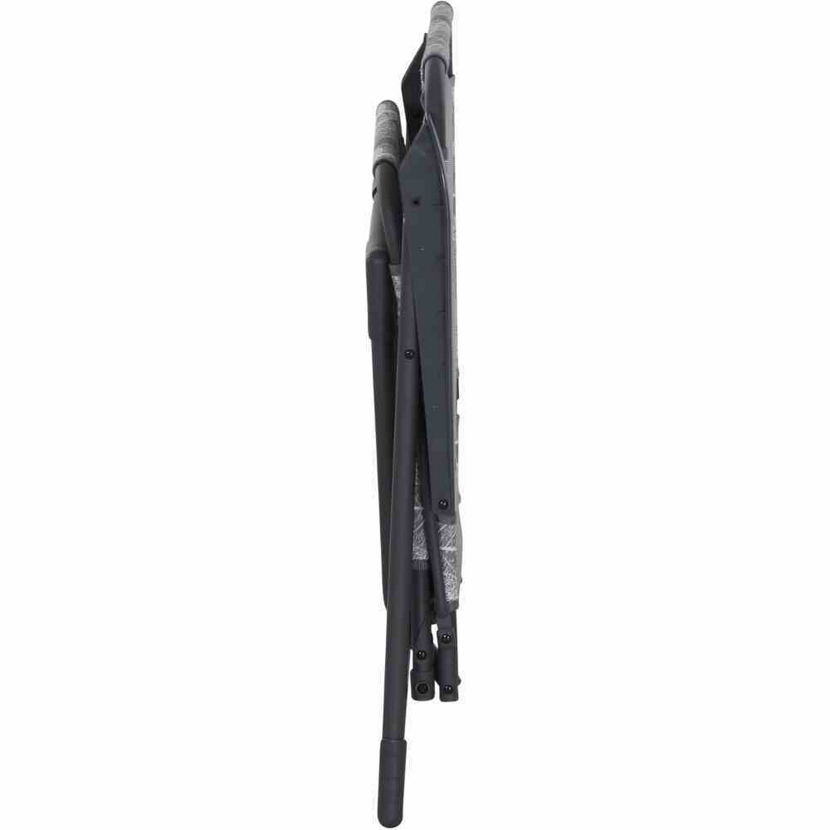 Campingstuhl 'Natura' klappbar Aluminium grau 57,5 x 100 x 45 cm