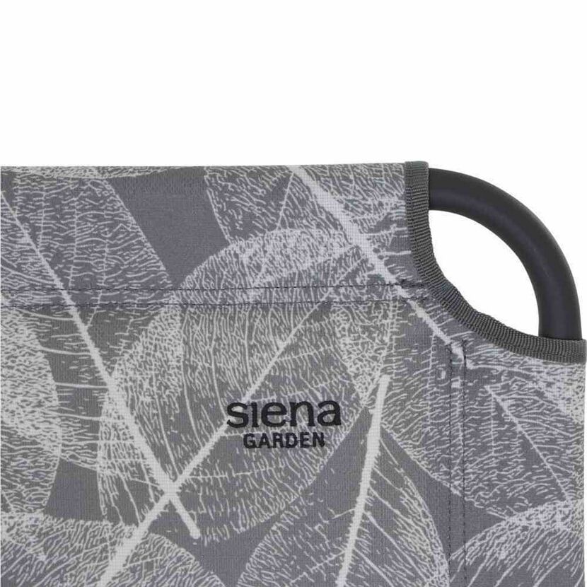 Campingstuhl 'Natura' klappbar Aluminium grau 57,5 x 100 x 45 cm