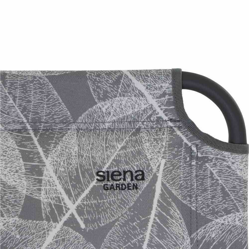 Campingstuhl 'Natura' klappbar Aluminium grau 57,5 x 100 x 45 cm