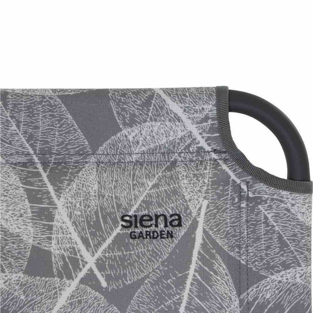 Campingstuhl 'Natura' klappbar Aluminium grau 57,5 x 100 x 45 cm