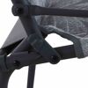 Campingstuhl 'Natura' klappbar Aluminium grau 57,5 x 100 x 45 cm