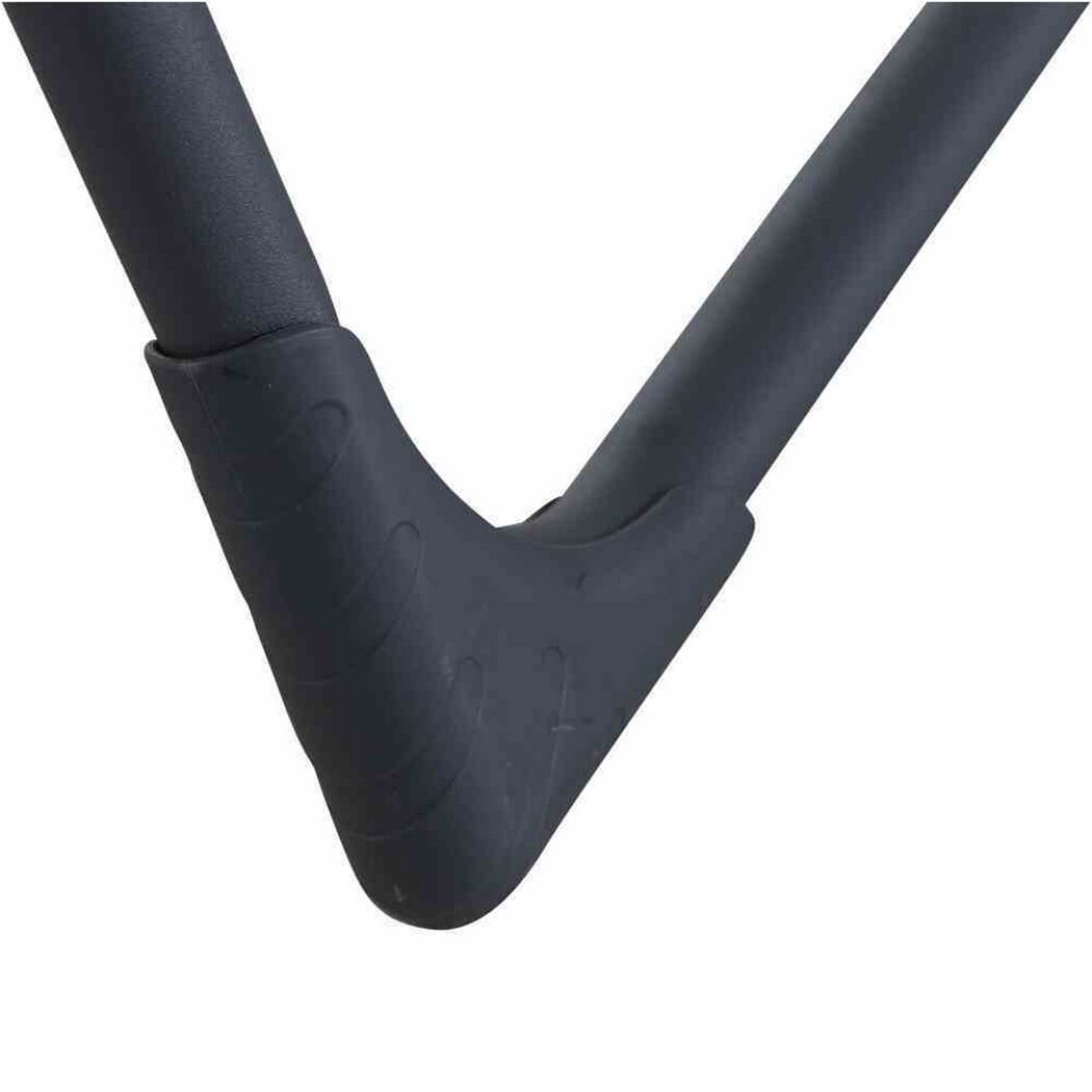 Campingstuhl 'Natura' klappbar Aluminium grau 57,5 x 100 x 45 cm
