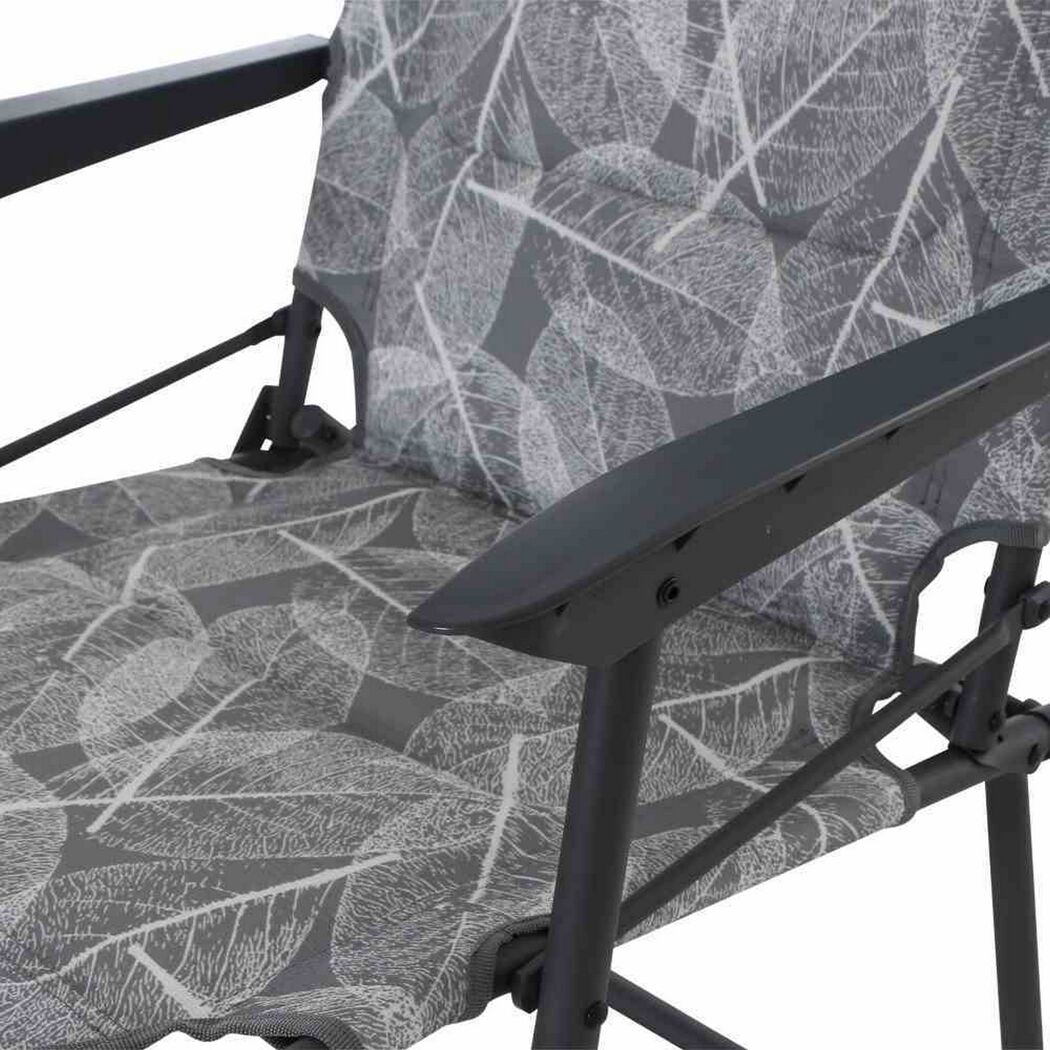 Campingstuhl 'Natura' klappbar Aluminium grau 57,5 x 100 x 45 cm