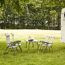 Campingstuhl 'Natura' klappbar Aluminium grau 57,5 x 100 x 45 cm
