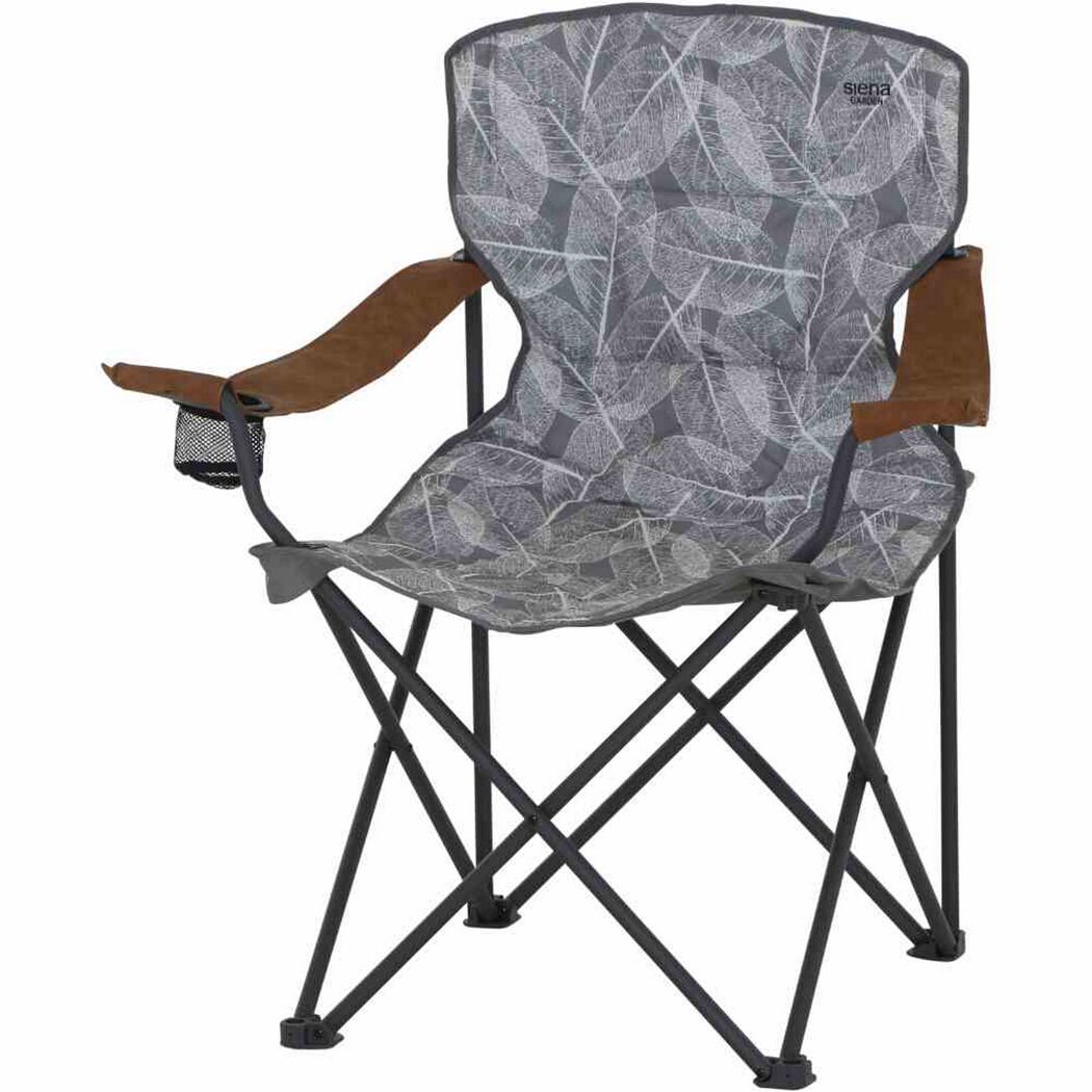 Campingfaltsessel 'Natura' grau 23 x 19 x 96 cm