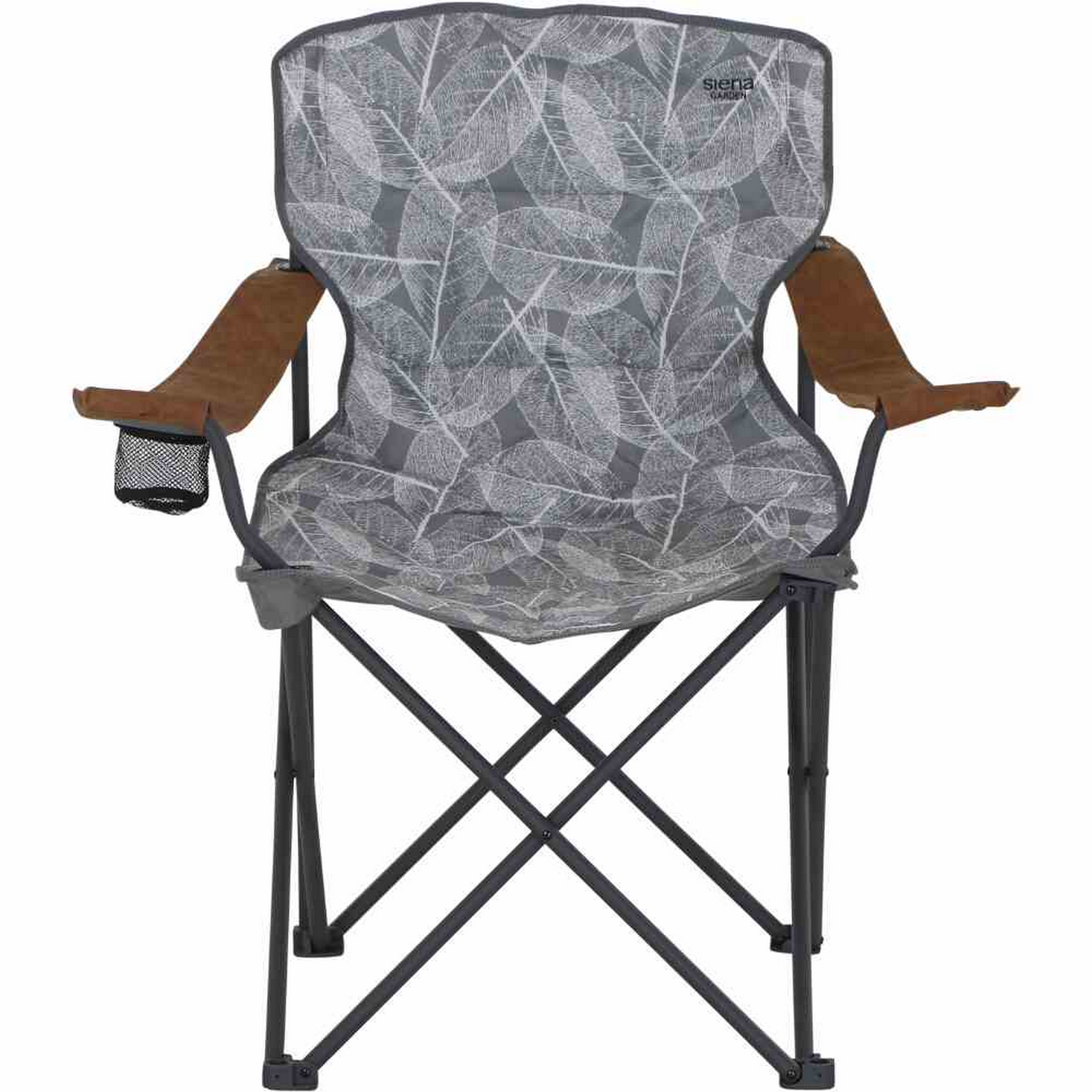 Campingfaltsessel 'Natura' grau 23 x 19 x 96 cm