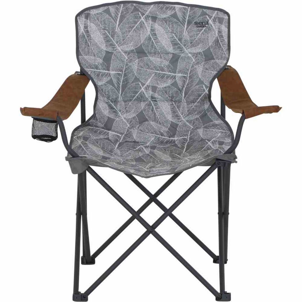 Campingfaltsessel 'Natura' grau 23 x 19 x 96 cm