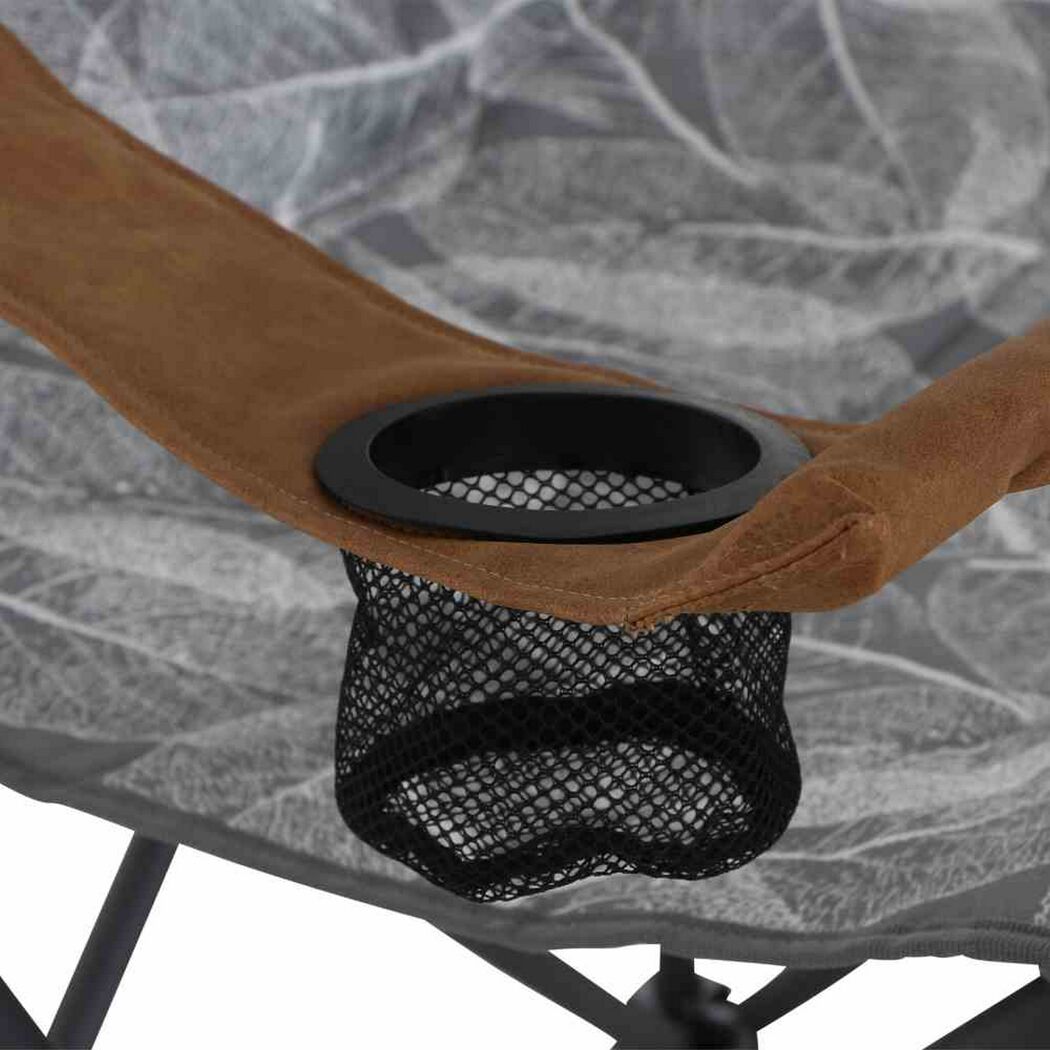 Campingfaltsessel 'Natura' grau 23 x 19 x 96 cm