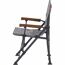 Campingstuhl 'Natura' klappbar Aluminium grau 64 x 91 x 46 cm