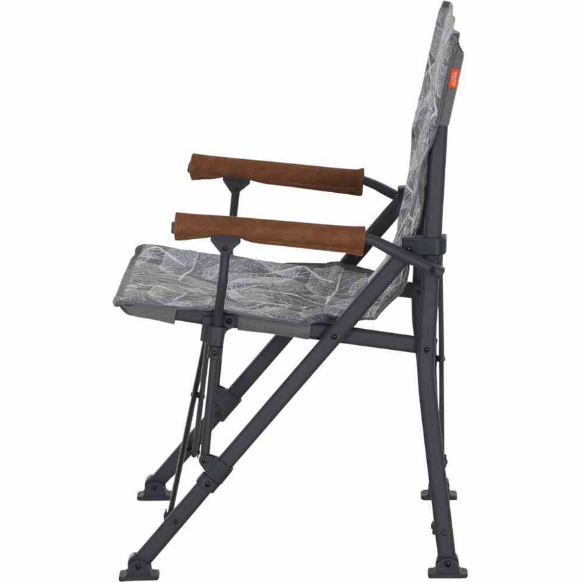 Campingstuhl 'Natura' klappbar Aluminium grau 64 x 91 x 46 cm