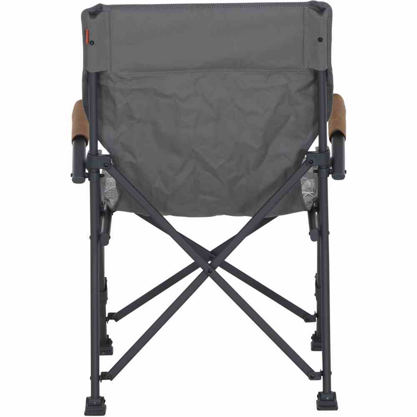 Campingstuhl 'Natura' klappbar Aluminium grau 64 x 91 x 46 cm