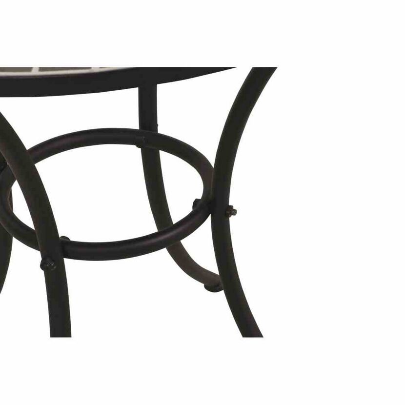 Gartentisch 'Stella' Stahl/Keramik Ø 70 x 71 cm
