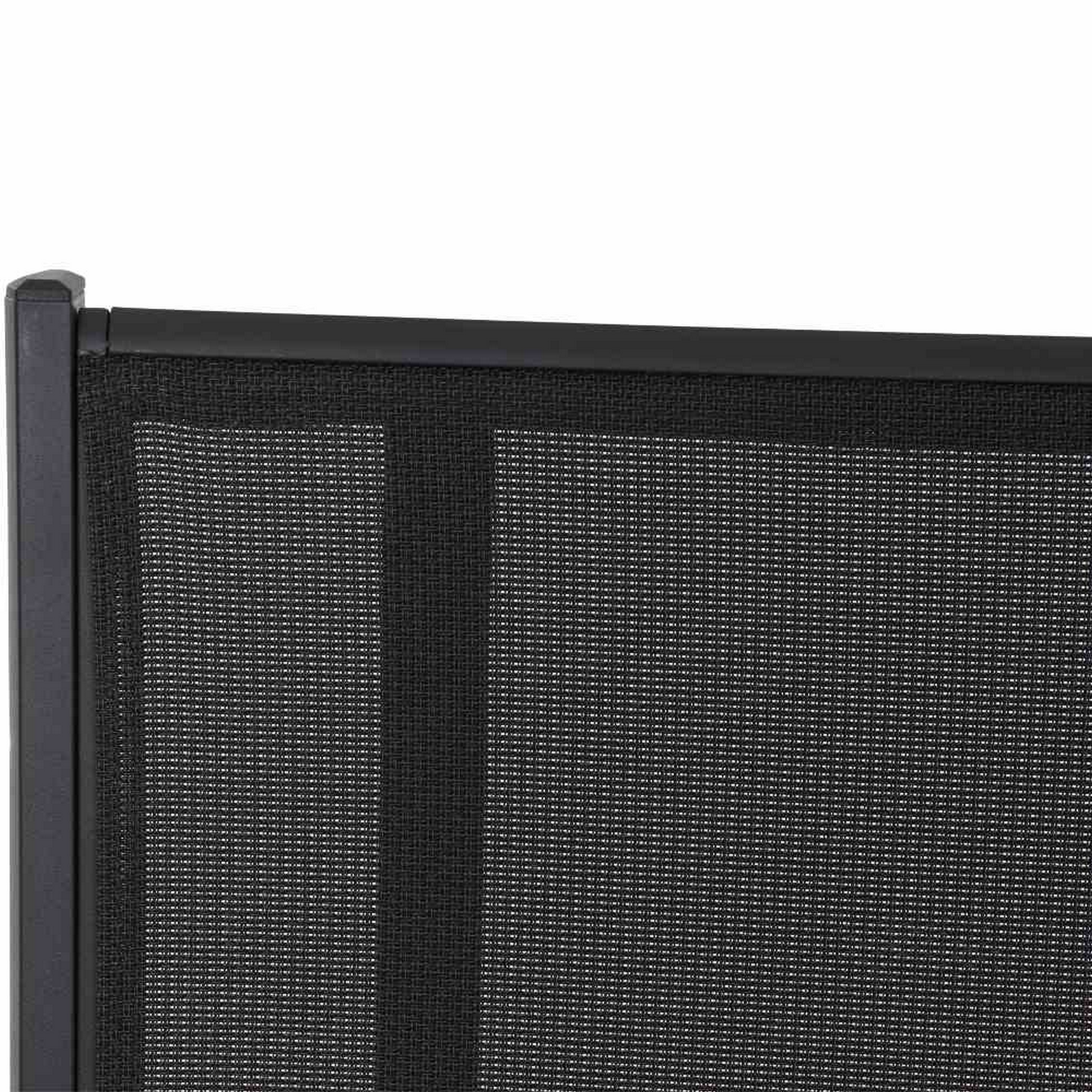 Gartenbank 'Tesoro' anthrazit 67 x 138,5 x 97 cm