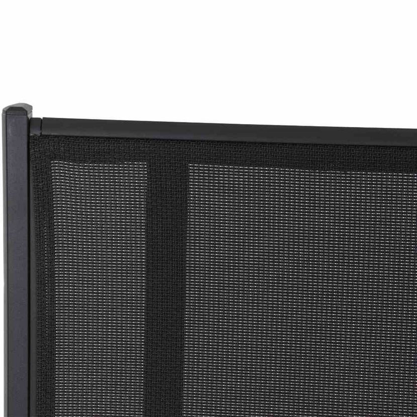 Gartenbank 'Tesoro' 2-Sitzer Aluminium anthrazit 138,5 x 97 x 67 cm