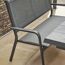 Gartenbank 'Tesoro' 2-Sitzer Aluminium anthrazit 138,5 x 97 x 67 cm
