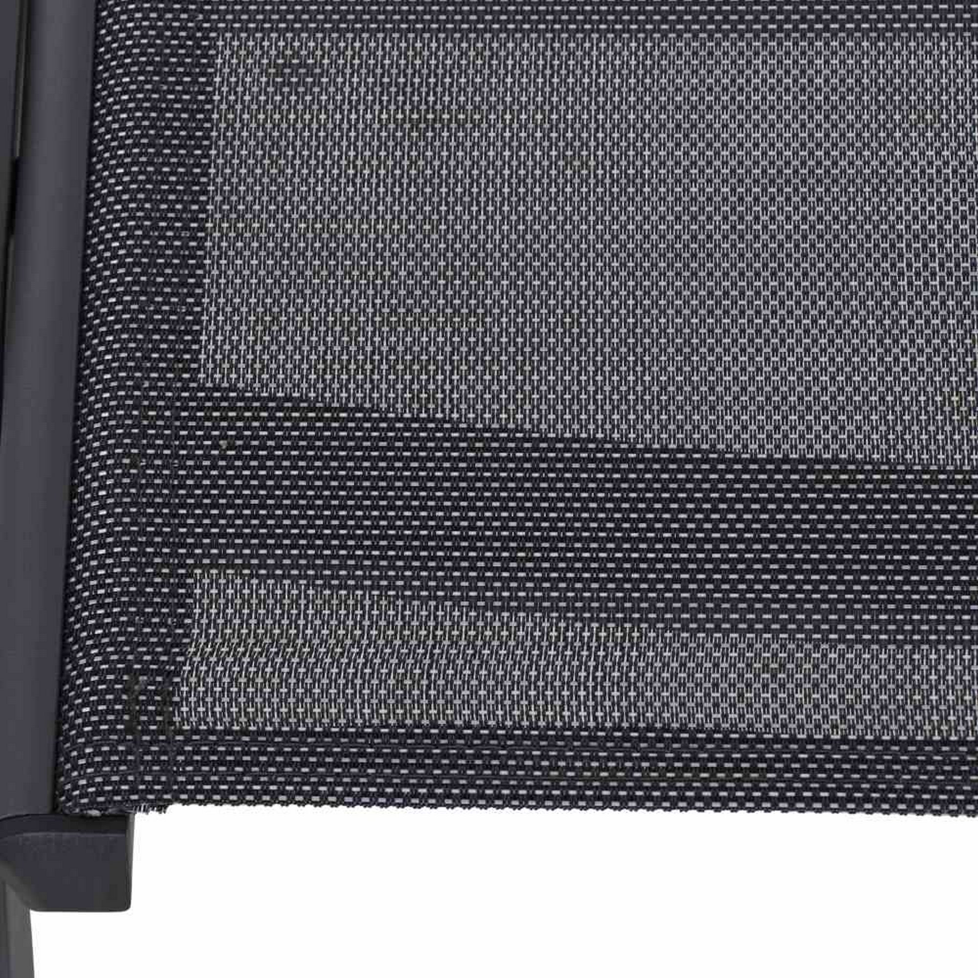 Hocker 'Tesoro' anthrazit 52 x 51 x 44 cm