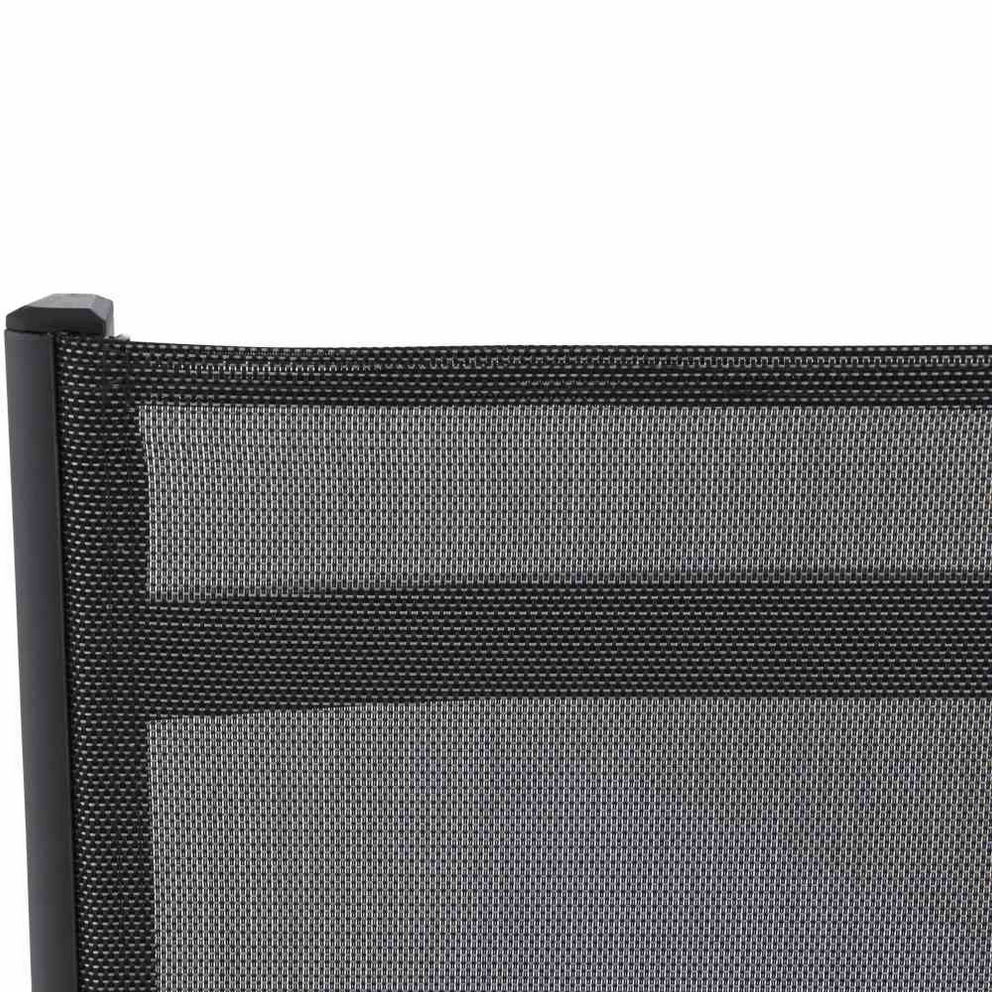 Klappsessel 'Tesoro' anthrazit 68 x 59 x 110 cm