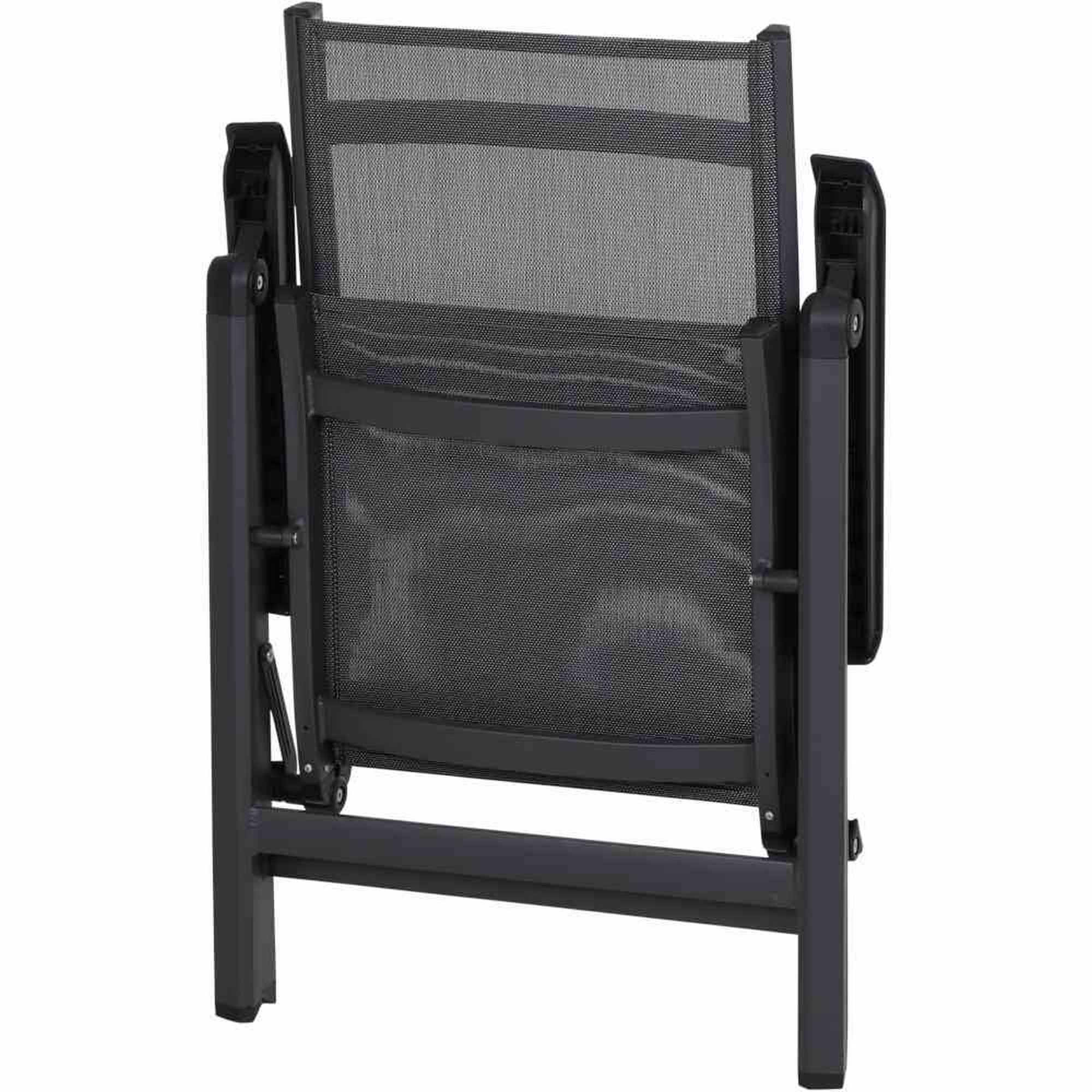 Klappsessel 'Tesoro' anthrazit 68 x 59 x 110 cm