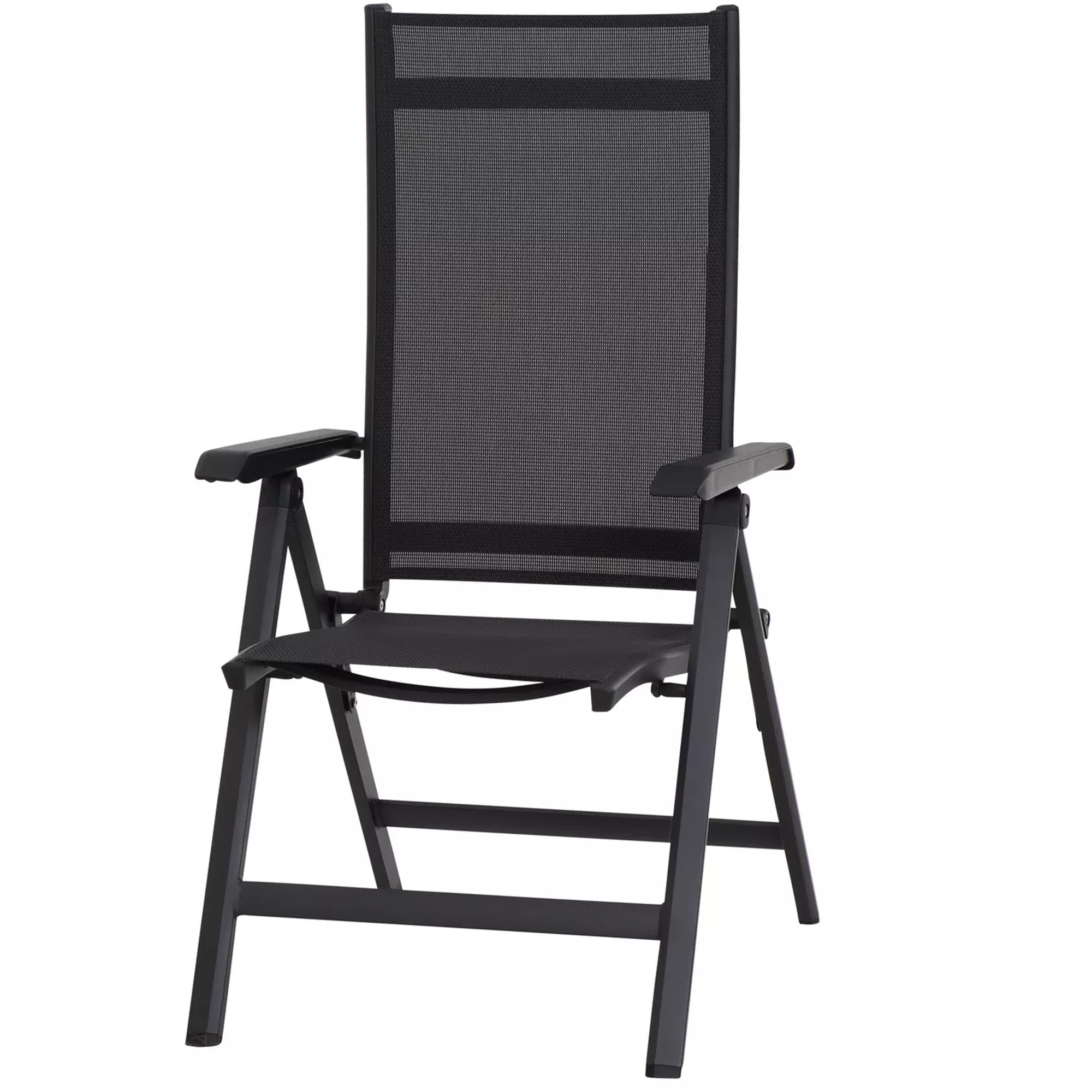 Klappsessel 'Tesoro' anthrazit 68 x 59 x 110 cm