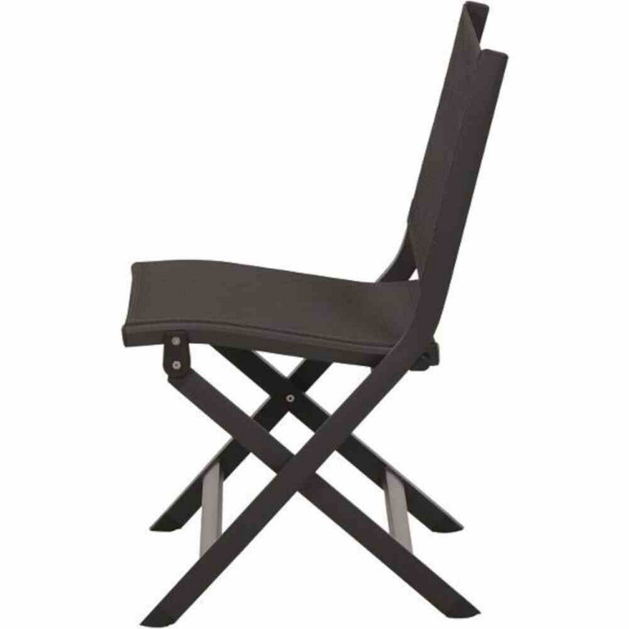 Klappstuhl 'Tesoro' anthrazit 58 x 50,5 x 88 cm