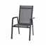 Stapelsessel 'Tesoro' anthrazit 68 x 62,5 x 98 cm