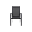 Stapelsessel 'Tesoro' anthrazit 68 x 62,5 x 98 cm