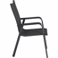 Stapelsessel 'Tesoro' anthrazit 68 x 62,5 x 98 cm