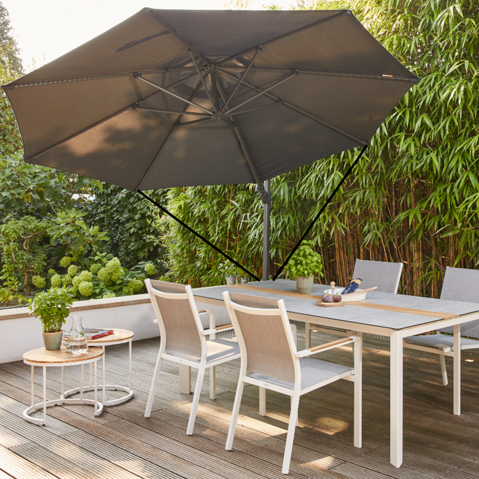 Universal-Windsicherung für Ampelschirme 5-teilig