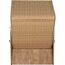 Strandkorb 'Trend 10+' 2-Sitzer Akazienholz braun/beige 101 x 165 x 80 cm