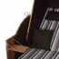 Strandkorb 'Trend 10+' 2-Sitzer Akazienholz braun/beige 101 x 165 x 80 cm