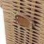 Strandkorb 'Trend 10+' 2-Sitzer Akazienholz braun/beige 101 x 165 x 80 cm