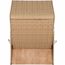 Strandkorb 'Trend 10+' 2-Sitzer Akazienholz braun/blau 80 x 165 x 80 cm