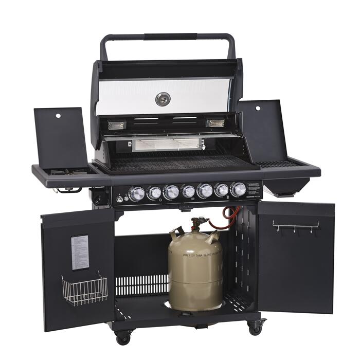 Gasgrill 'BBQStation Magnum Pro G4S' schwarz