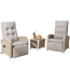 Lounge-Set 'Ella' beige 3-teilig