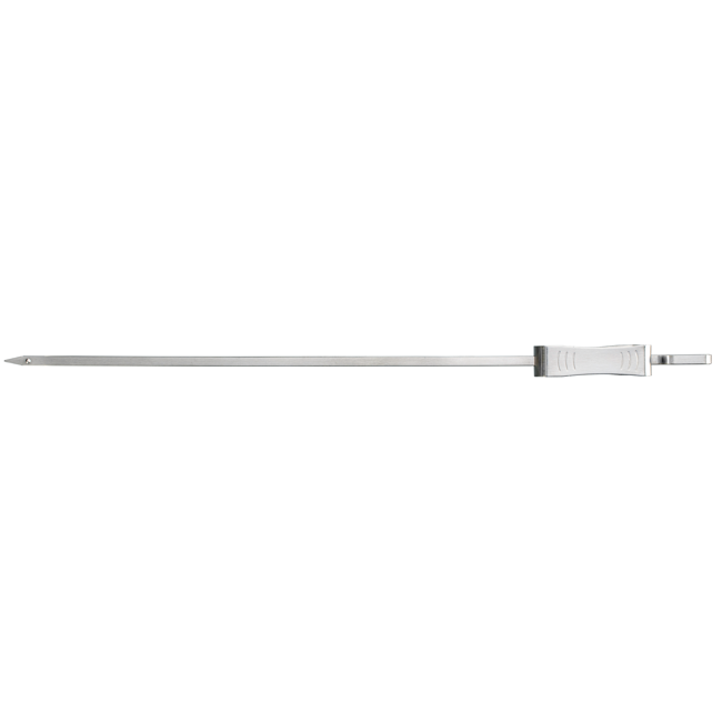 Bild von Grillspieß mit Schieber Edelstahl 42 cm 4 Stück