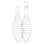 Zwei metallene Fischhalter