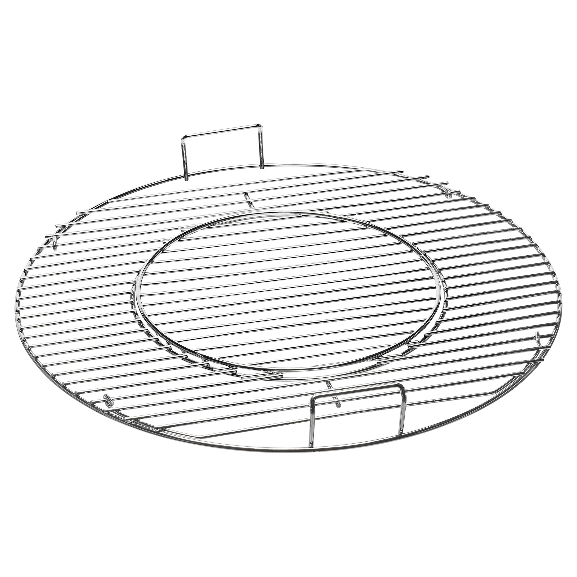 Runder Grillrost mit Einsatz