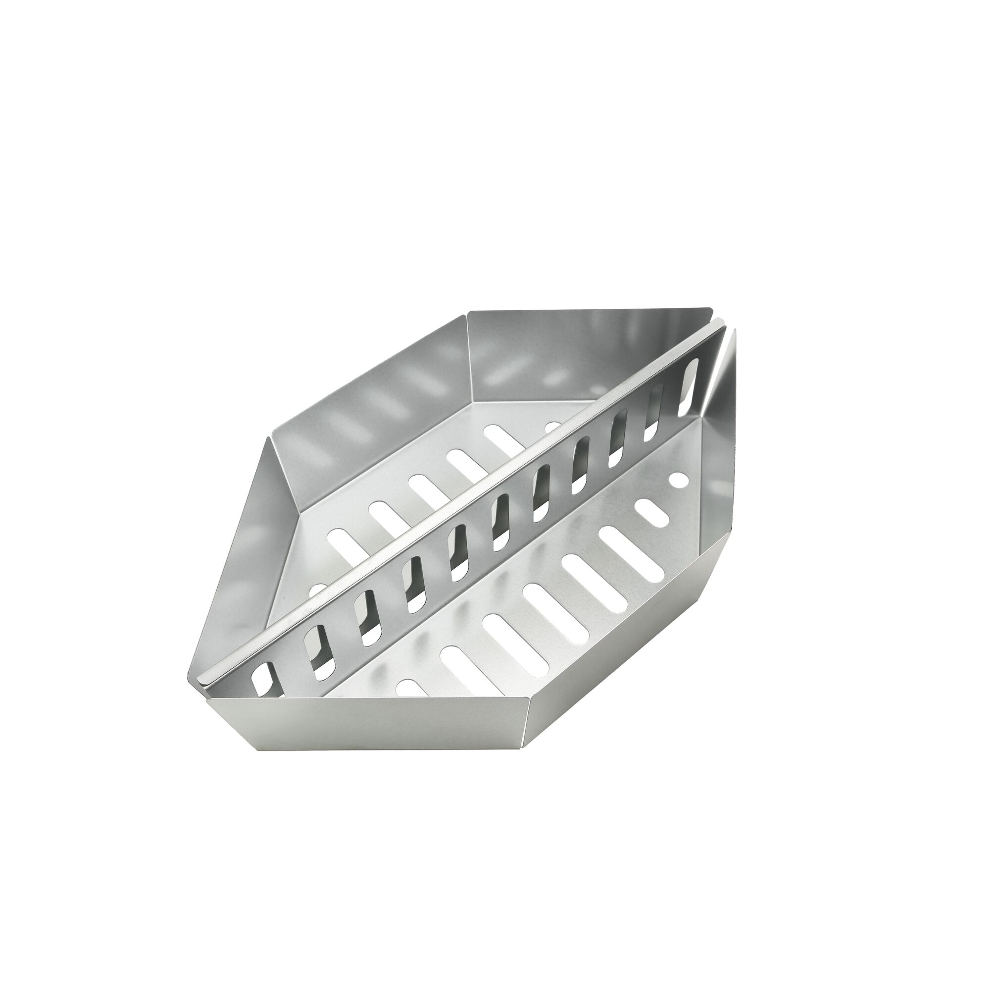 Zwei silberne Kohlekörbe