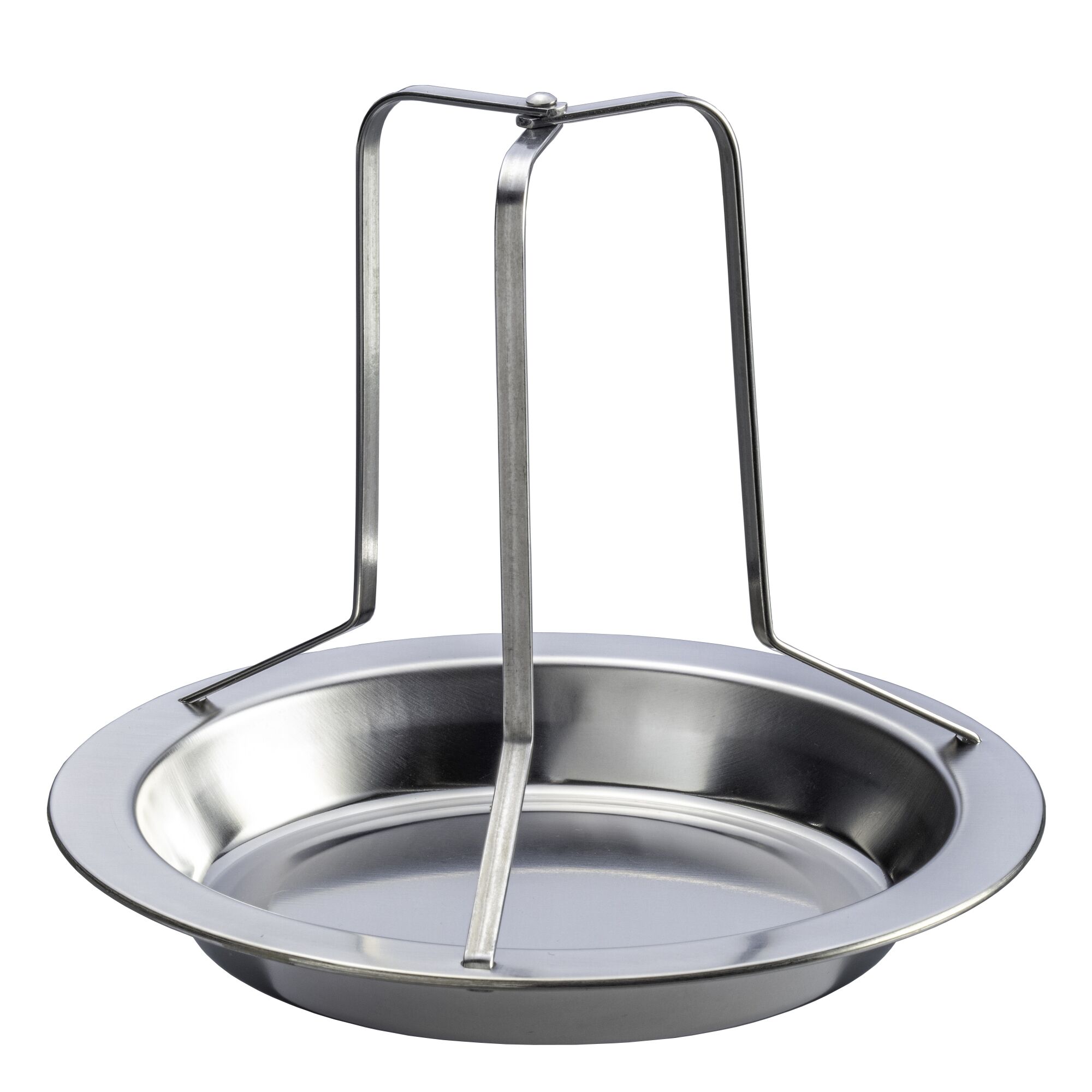 Metall Hähnchenhalter mit Auffangschale