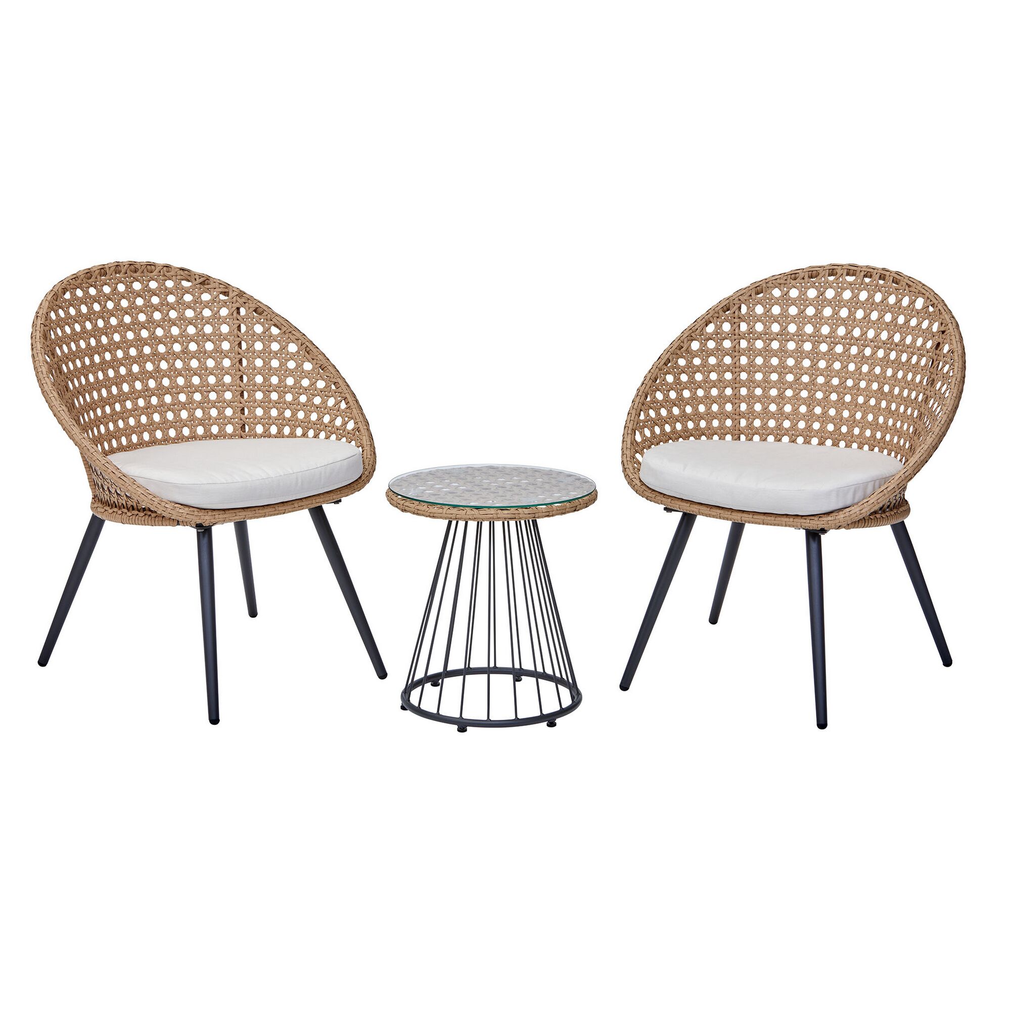 Balkonmöbelset Jill 3-teilig