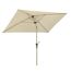 Beigefarbener Sonnenschirm Cordoba 230x150 cm