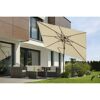 Ampelschirm 'Rhodos Twist' drehbar/neigbar 350 x 260 cm