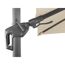 Ampelschirm 'Rhodos Twist' drehbar/neigbar 350 x 260 cm